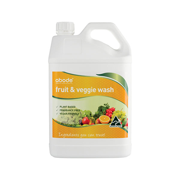 Abode Cleaning Products Abode Fruit & Veggie Wash 4000ml