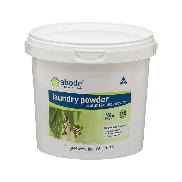 Abode Cleaning Products Abode Laundry Powder (Front & Top Loader) Blue Mallee Eucalyptus 4kg