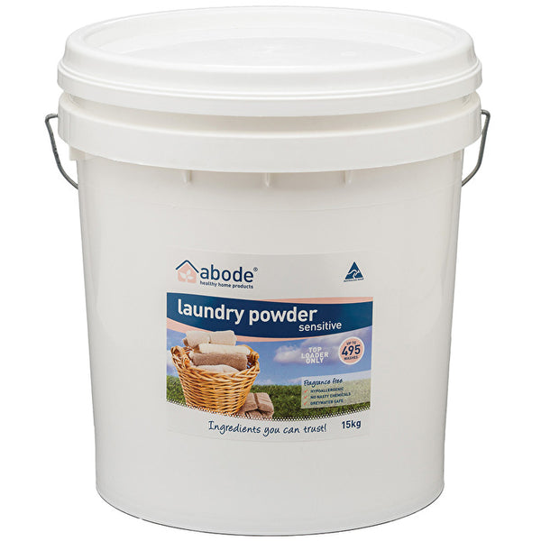 Abode Cleaning Products Abode Laundry Powder (Front & Top Loader) Zero Bucket 15kg
