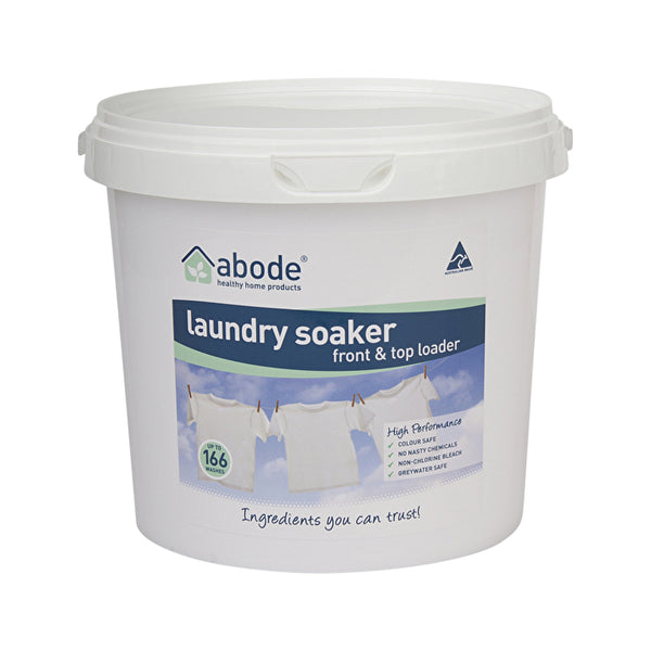 Abode Cleaning Products Abode Laundry Soaker (Front & Top Loader) High Performance Bucket 4kg