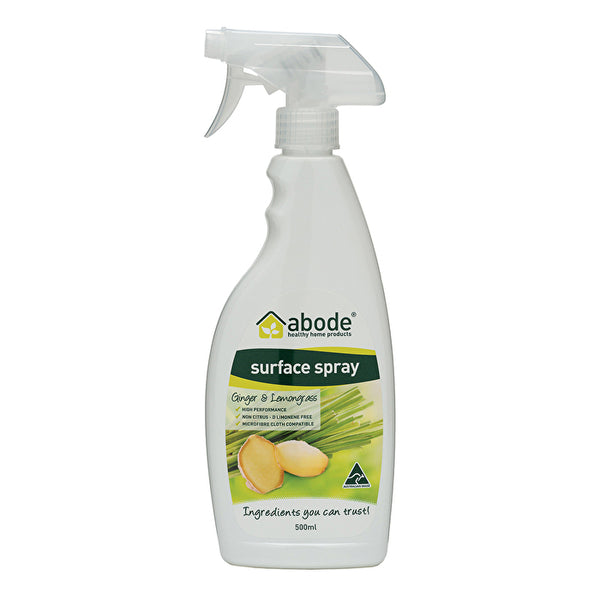Abode Cleaning Products Abode Surface Spray Ginger & Lemongrass Spray 500ml