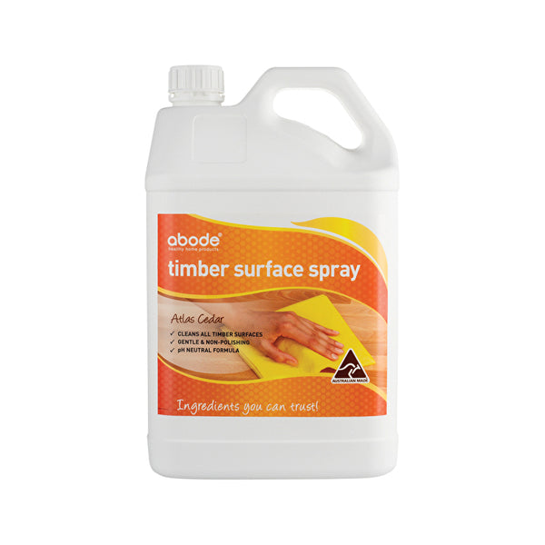 Abode Cleaning Products Abode Timber Surface Spray Atlas Cedar 4000ml