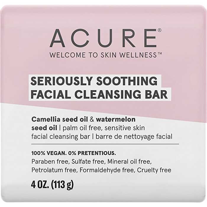 Acure Seriously Soothing Facial Cleansing Bar 113g