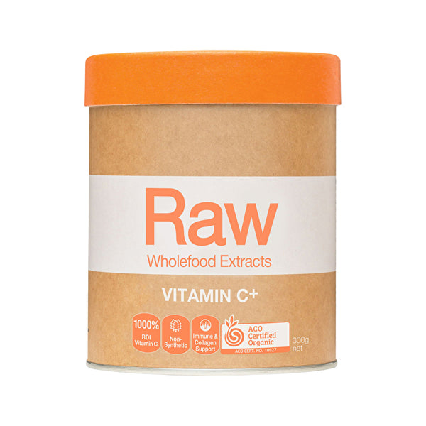 Amazonia Raw Wholefood Extracts Organic Vitamin C+ (Passionfruit Flavour) 300g