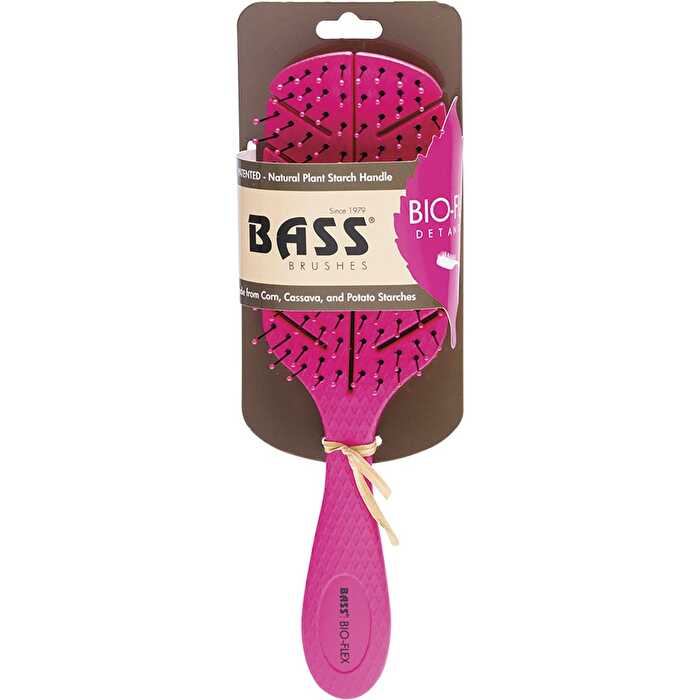 Bass Brushes Bio-Flex Detangler Hair Brush Pink