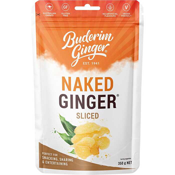 Buderim Ginger Naked Ginger Sliced 350g