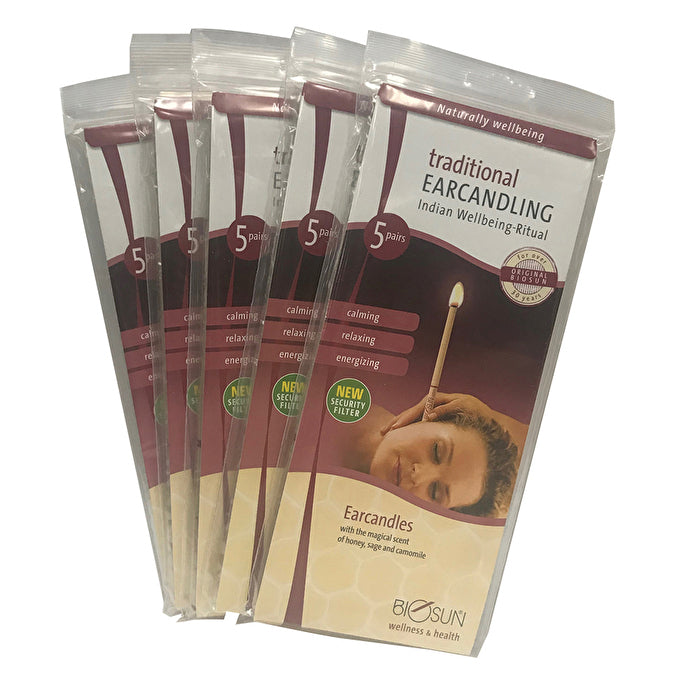 Biosun Earcandle Biosun Ear Candles Traditional Wellbeing Ritual x 5 Pack (2) 5 Pairs