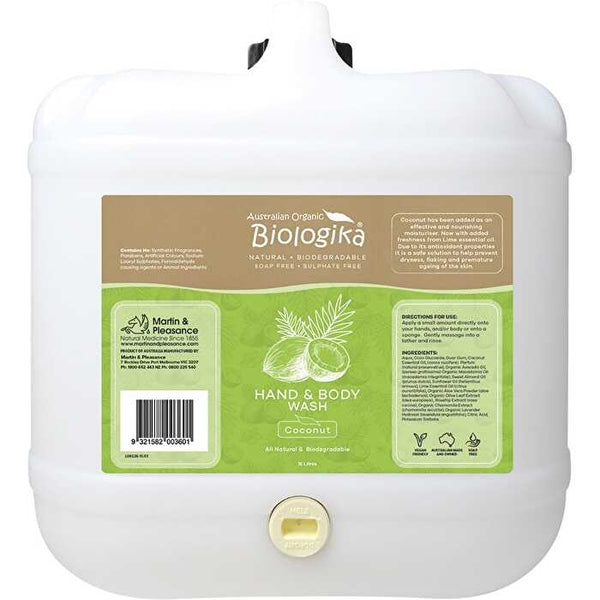 Biologika Hand & Body Wash (Bulk) Everyday Coconut 15000ml