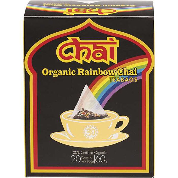 Chai Tea Organic Rainbow Chai Tea Bags 20pk