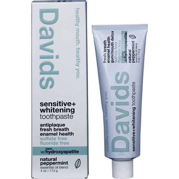David's Toothpaste Sensitive + Whitening Peppermint 113g