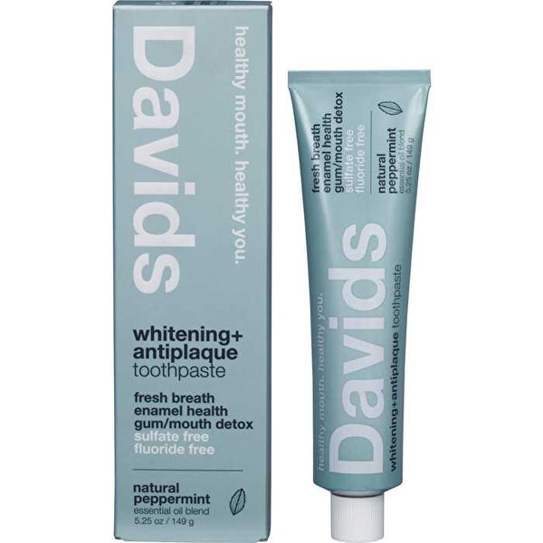 David's Toothpaste Whitening + Antiplaque Peppermint 149g