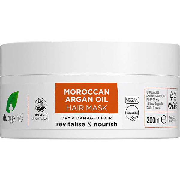 Dr Organic Hair Mask Moroccan Argan Oil 200ml