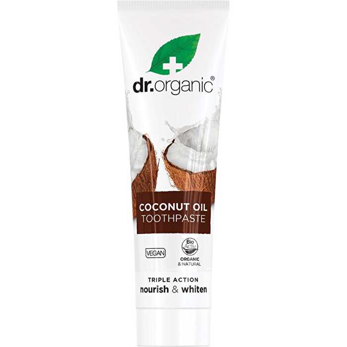 Dr Organic Toothpaste Whitening Coconut Oil 100ml