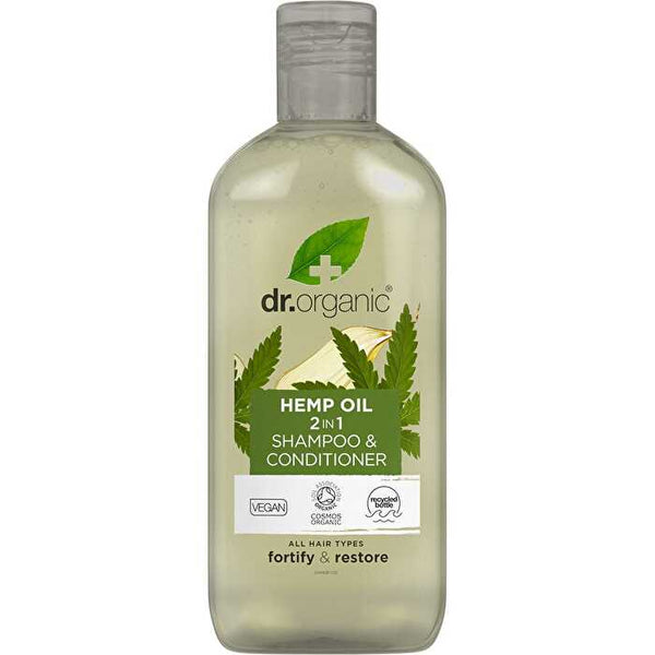Dr Organic 2 in 1 Shampoo Conditioner Hemp Oil 265ml