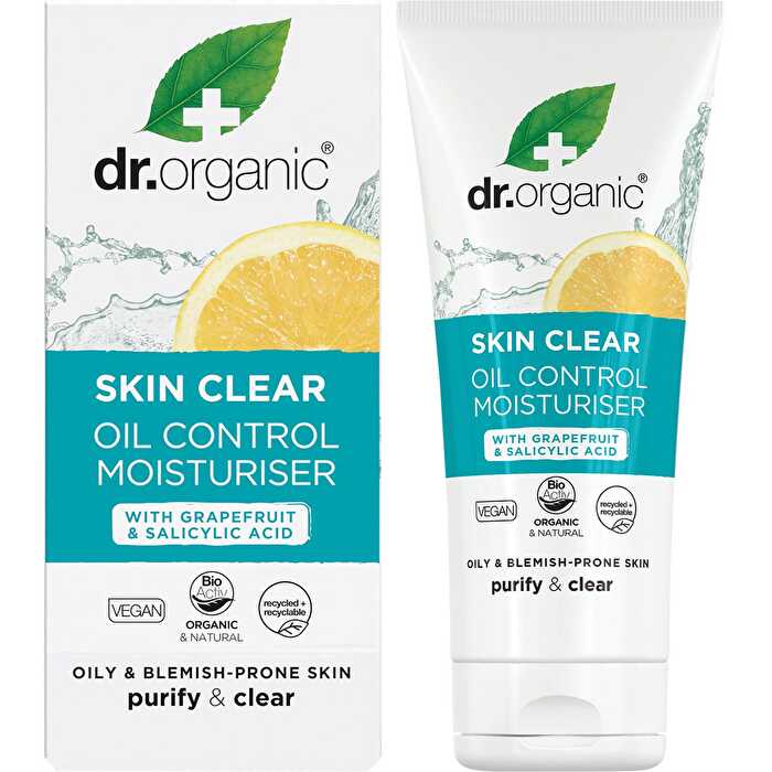 Dr Organic Oil Control Moisturiser Skin Clear 50ml