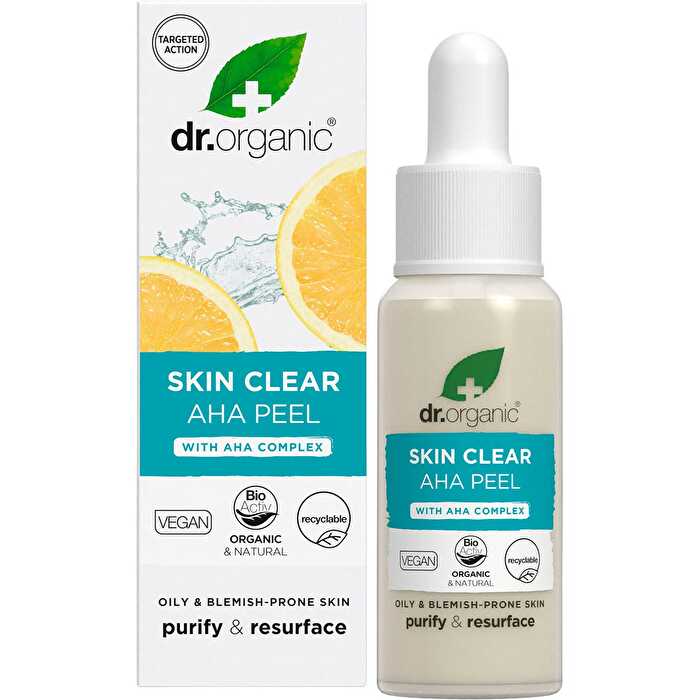 Dr Organic AHA Peel Skin Clear 30ml