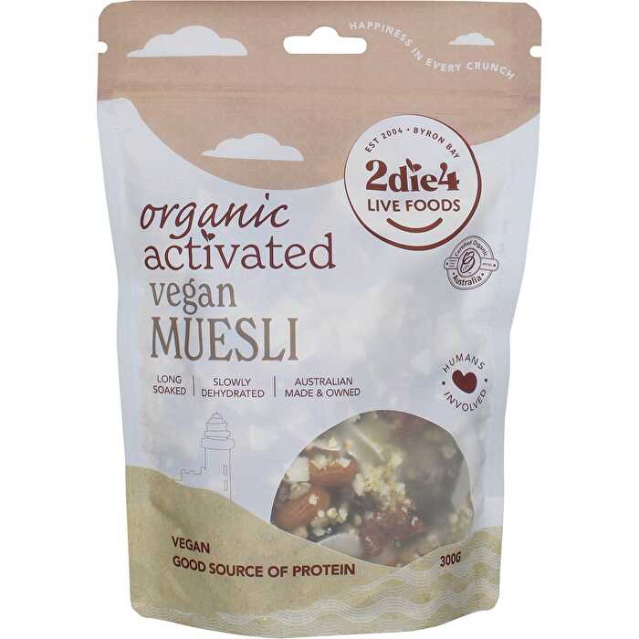 2die4 Live Foods Organic Activated Vegan Muesli 300g