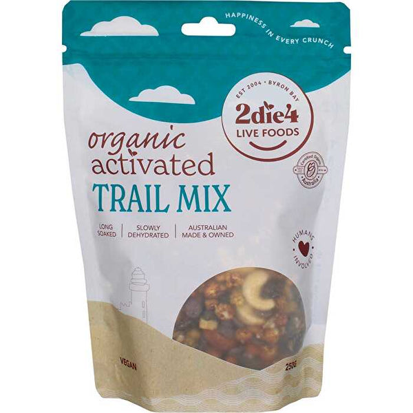 2die4 Live Foods Organic Activated Trail Mix 250g
