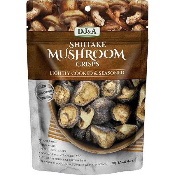 Dj&a Shiitake Mushroom Crisps 12x30g