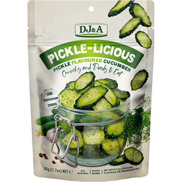Dj&a Pickle-Licious Pickle Flavoured Cucumber 9x50g