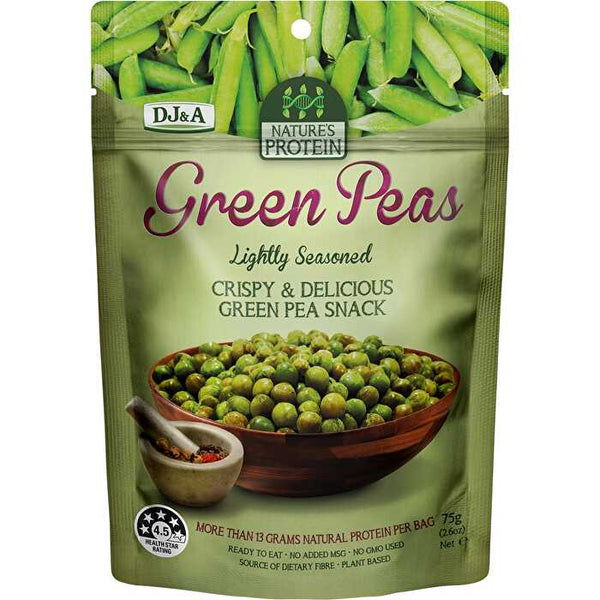Dj&a Nature's Protein Green Peas 12x75g