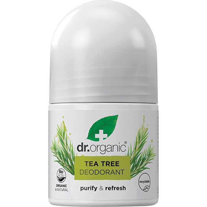 Dr Organic Roll-On Deodorant Tea Tree 50ml
