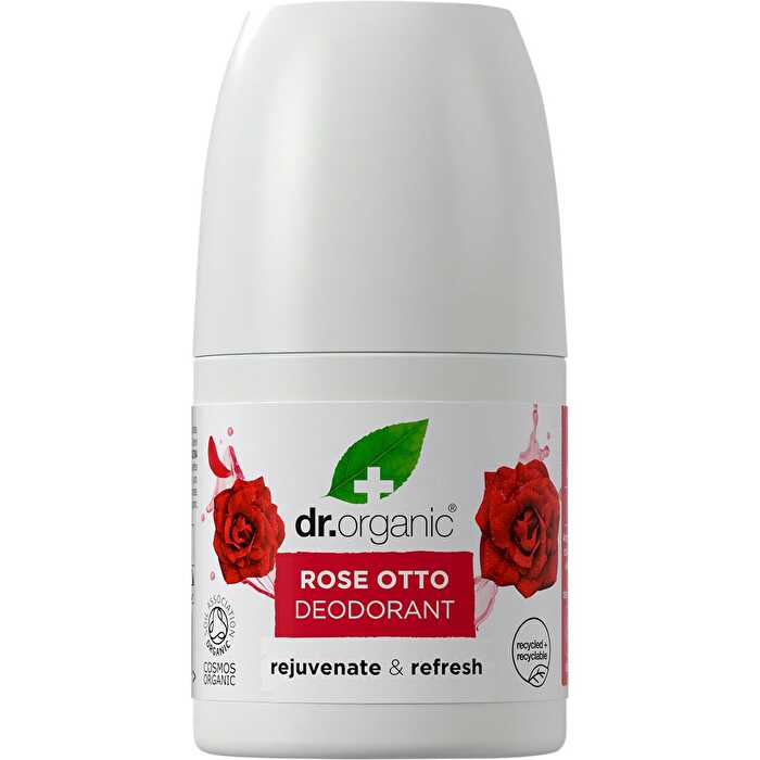 Dr Organic Roll-On Deodorant Rose Otto 50ml