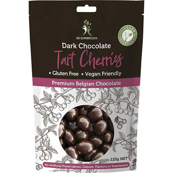 Dr Superfoods Tart Cherries Dark Chocolate 125g