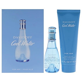 Davidoff Cool Water Woman Set Eau De Toilette & Bl 75ml 30ml