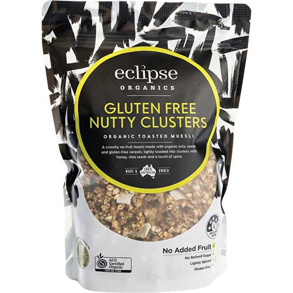 Eclipse Organics Organic Muesli Gluten Free Nutty Clusters 400g