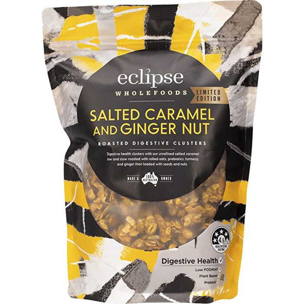 Eclipse Wholefoods Roasted Digestive Clusters Salted Caramel & Ginger Nut 450g