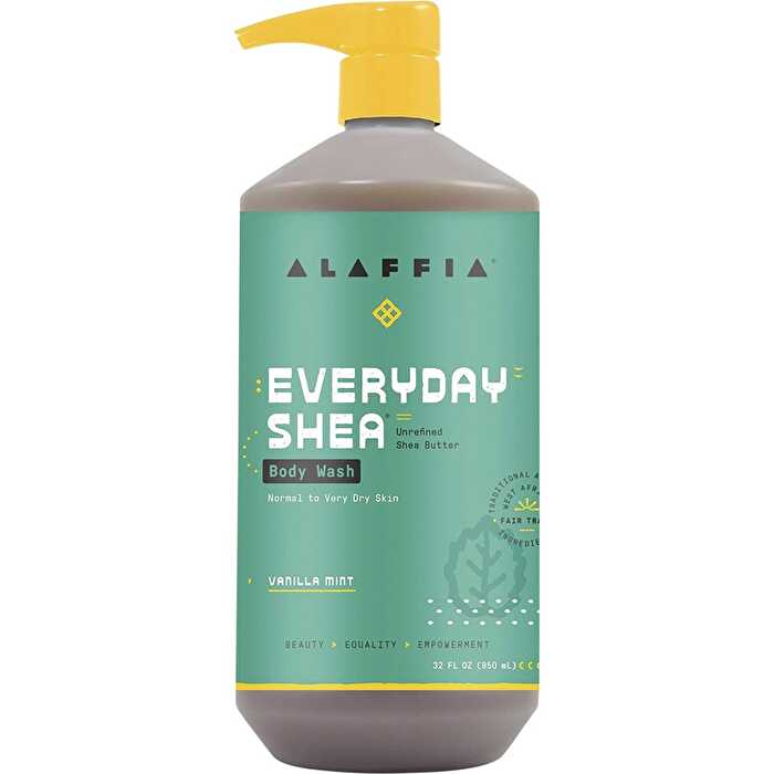 Alaffia Everyday Shea Body Wash Vanilla Mint 950ml