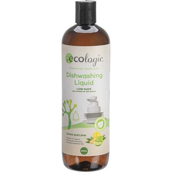Ecologic Dishwashing Liquid Lemon & Lime 500ml