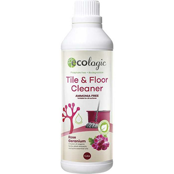 Ecologic Tile & Floor Cleaner Rose Geranium 1000ml