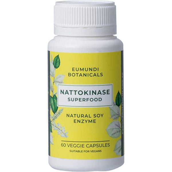 Eumundi Botanicals Nattokinase Natural Soy Enzyme 60 Caps