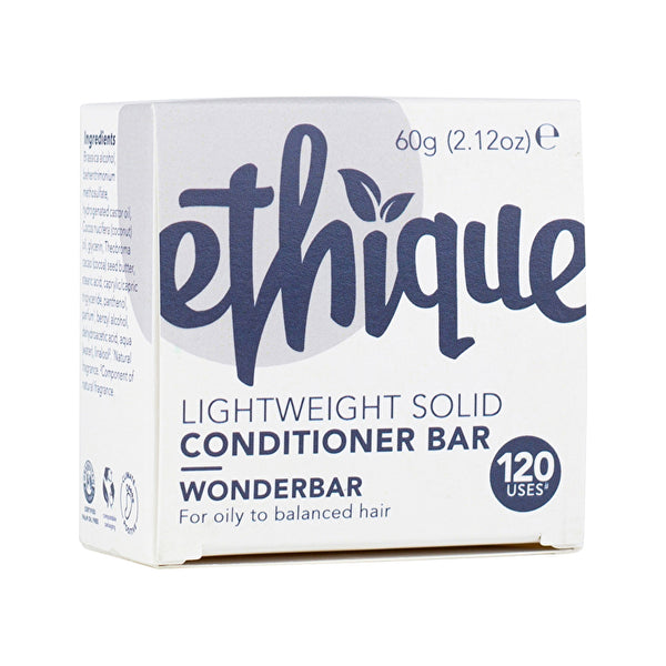 Ethique Solid Conditioner Bar Wonderbar Oily or Normal Hair 60g
