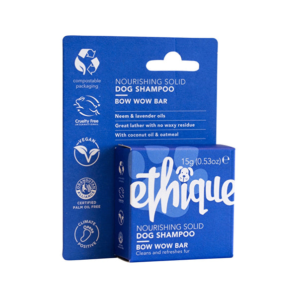 Ethique Dog Bar Shampoo Solid Bow Wow Bar 15g