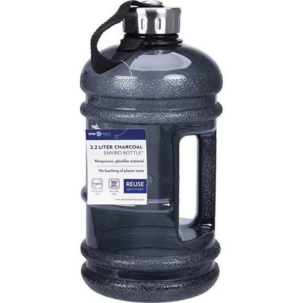 Enviro Products Drink Bottle Eastar BPA Free Charcoal 2200ml