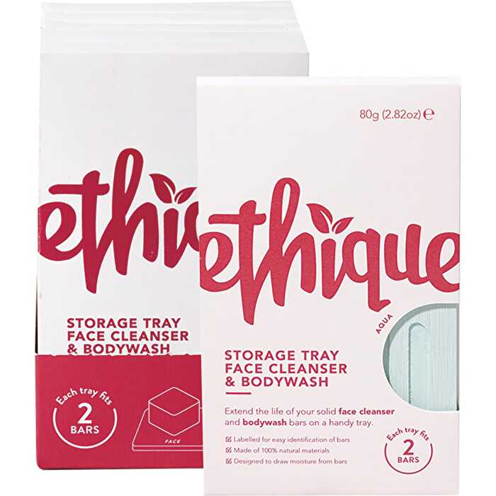 Ethique Storage Tray Face Cleanser & Bodywash Aqua x6