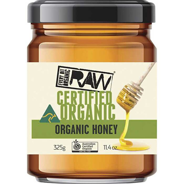 Every Bit Organic Honey Certified Organic 325g