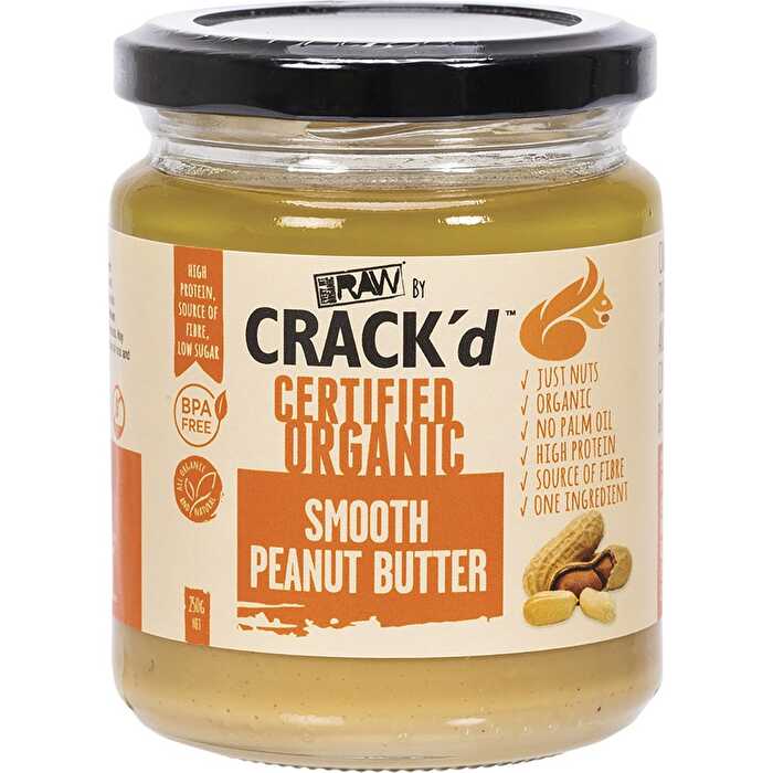 Every Bit Organic Crack'd Smooth Peanut Butter 250g