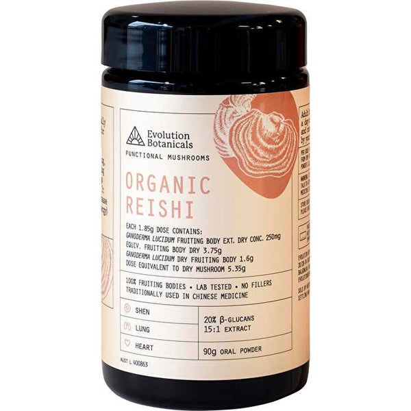 Evolution Botanicals Reishi Extract Organic 15:1 Fuctional Mushrooms 90g