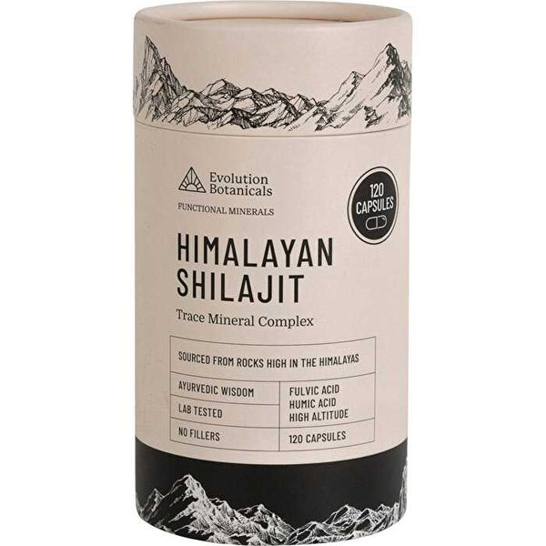 Evolution Botanicals Himalayan Shilajit Trace Mineral Complex 120 Caps