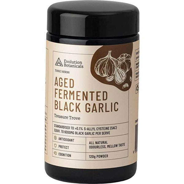 Evolution Botanicals Aged Fermented Black Garlic Powder 120g