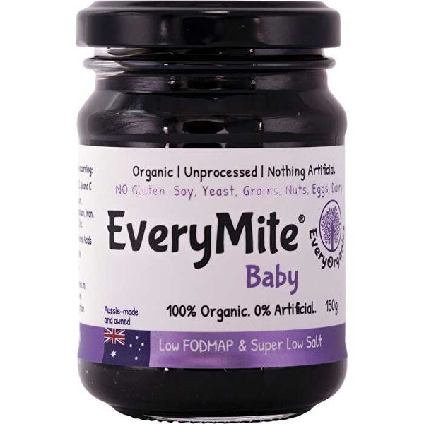 Everyorganics EveryMite Baby Low FODMAP & Super Low Salt 150g