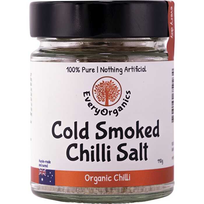 Everyorganics Cold Smoked Chilli Salt Organic Chilli 110g
