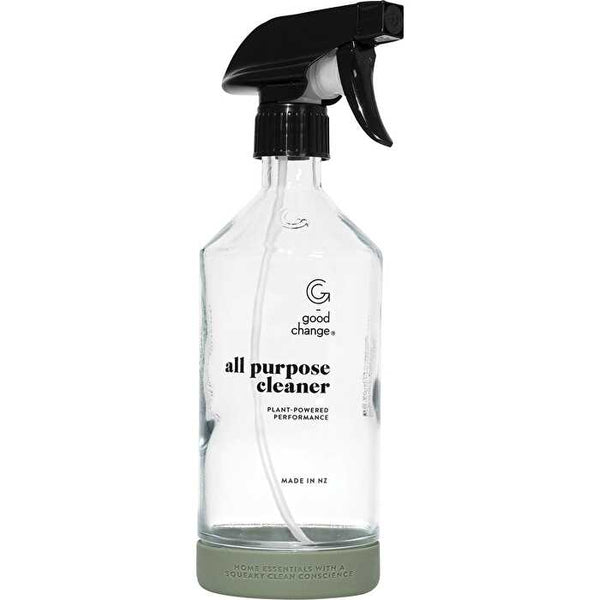 Good Change Store Glass Bottle with Spray Trigger All Purpose Cleaner 6x500ml