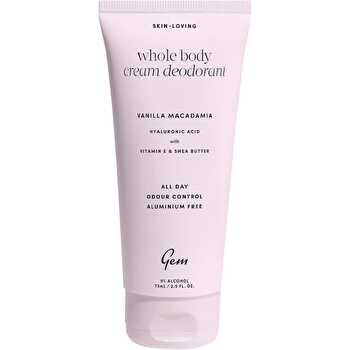 Gem Whole Body Cream Deodorant Vanilla Macadamia 73ml