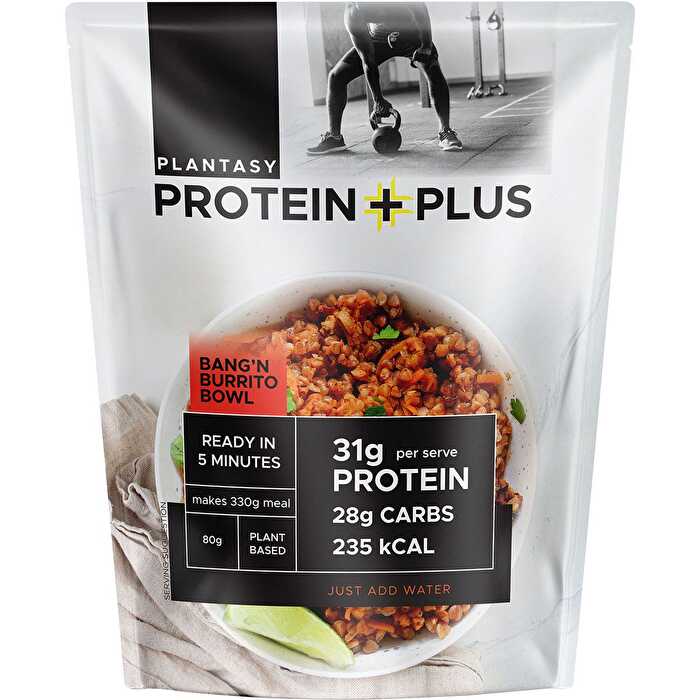 Plantasy Foods Protein Plus Bowl Bang'n Burrito Bowl 8x80g