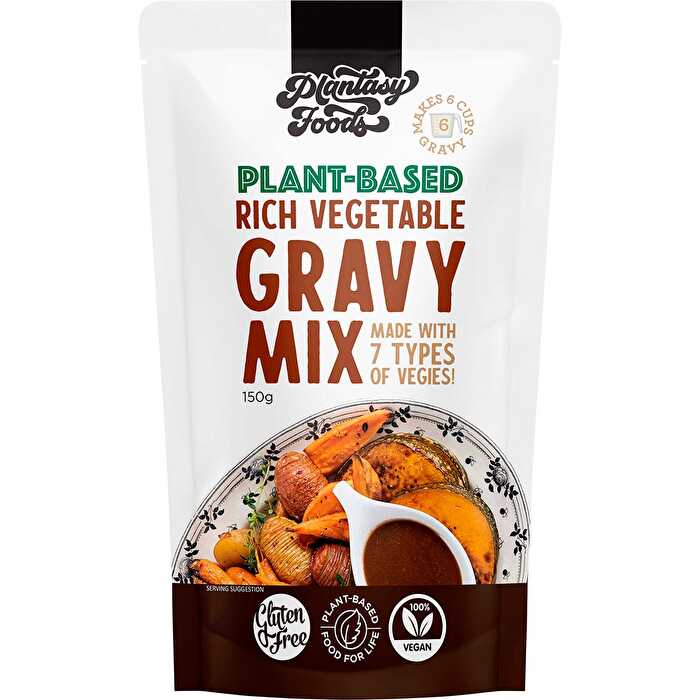 Plantasy Foods Rich Vegetable Gravy Mix 8x150g